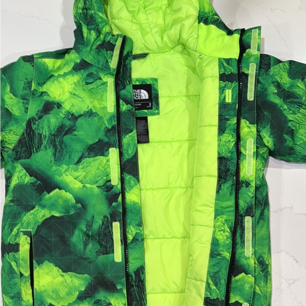The North Face Green Camouflage Jacket